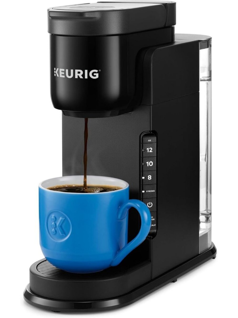 Single Serve Coffee Maker with 3 Brew Sizes, Strong Brew Button, 42oz Reservoir
